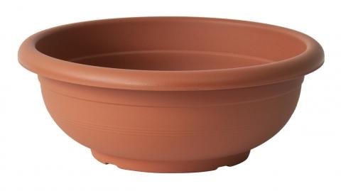 OLIMPO PLANTER BOWL 40CM - TERRACOTTA (Euro3plast - ITALY)